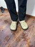 ZECROSS品牌洞洞鞋男士夏季外穿厚底防滑休閑拖鞋沙灘鞋包頭涼鞋透氣軟底 711卡其 41 按運動(dòng)鞋碼穿的拍 曬單實(shí)拍圖