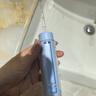 拜爾（BAIR） V2k 6-10-12歲兒童專(zhuān)用電動(dòng)沖牙器家用便攜式正畸牙齒清潔器 小孩洗牙器神器水牙線(xiàn)沖洗器潔牙器 萌動(dòng)藍-配兒童專(zhuān)用 4支噴頭 曬單實(shí)拍圖