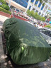 金雨保汽車車衣防曬防雨隔熱全車罩車子遮陽罩牛津布車套防塵外罩蓋車布 【無耳式-苔痕綠】600D航天級高密度牛津布 豐田雷凌榮放rva4威蘭達漢蘭達霸道賽那 曬單實拍圖