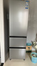 海爾（Haier）310升風(fēng)冷無(wú)霜三開(kāi)門(mén)多門(mén)家用小冰箱小型宿舍租房一級能效節能BCD-310WGHD3E7WV(銀) 曬單實(shí)拍圖