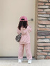 mlgt kids童裝女童春秋套裝2025新款休閑時(shí)尚女寶寶秋裝運動(dòng)兩件套潮 粉色 春秋款 110 曬單實(shí)拍圖