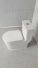 JJO德國(guó)家用馬桶8.0大口徑大沖力座便器防堵速?zèng)_虹吸坐便器抽水馬桶 領(lǐng)先款純白-防濺水-實(shí)心凍裂包賠 400坑距【管中離墻400mm以上】 曬單實(shí)拍圖