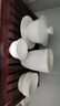 元青佳盛整套功夫茶具中國白羊脂玉瓷陶瓷茶具套裝蓋碗公杯茶漏三件套 曬單實(shí)拍圖