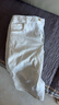 歐索狼（OUSUOLANG）高端白色牛仔短褲男潮流修身直筒夏季半截褲刺繡五分中褲潮牌馬褲 白色 32 曬單實(shí)拍圖
