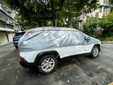 纖驪（xianli）汽車(chē)遮陽(yáng)罩半罩車(chē)罩加厚防曬隔熱罩防雨雪半身套前擋罩汽車(chē)遮陽(yáng)擋 越野半身罩【留言備注車(chē)型】灰色 曬單實(shí)拍圖