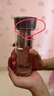膳魔師（THERMOS）雙層玻璃杯男女茶水分離杯水杯車載便攜泡茶杯生日禮物TCGE-400 灰色 400ml 曬單實(shí)拍圖