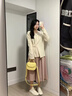 JAVC2025年別致漂亮春秋內(nèi)搭打底衫女秋冬小香溫柔風(fēng)毛衣針織開衫上衣 白色 M 建議 90斤-110斤 曬單實(shí)拍圖