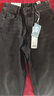 森馬（Semir）森柔牛仔|牛仔褲女簡約長褲休閑秋季半松緊腰直筒褲103524124002 曬單實拍圖