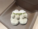 京悠雨日本靜音棉拖鞋情侶家居一對2025新款冬季室內加絨加厚毛毛拖男女 米色+灰色【級-A類(lèi)材質(zhì)-無(wú)甲醛】 36-37 女+男40-41 【偏小一碼】 曬單實(shí)拍圖