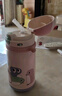 babycare小企鵝兒童保溫杯嬰幼兒寶寶保溫奶瓶水壺學(xué)飲直飲吸管杯兒童水杯 贈(zèng)直通吸嘴- 把手款萊莎粉 300ml 曬單實(shí)拍圖