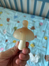 世喜牙膠嬰兒口欲期0-3-6個月以上小蘑菇防吃手寶寶安撫磨牙棒硅咬膠 曬單實拍圖