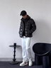 MACKAGE【七夕】MACKAGE男士 VICTOR-R 輕薄羽絨連帽夾克 早秋新品 黑色 38 曬單實(shí)拍圖
