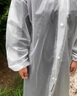 小魔一次性兒童雨衣小學生連體透明雨衣男孩女孩戶外旅行5件裝 曬單實拍圖