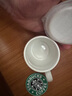 星巴克（Starbucks）經(jīng)典黑紅白魚鱗陶瓷銅牌馬克杯水杯咖啡杯復(fù)古人魚情侶對杯禮物 白色單杯原盒+杯蓋+勺子杯墊 曬單實(shí)拍圖
