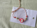 芯奢陶瓷蘋(píng)果串珠編織手鏈女小眾設計精致手繩可愛(ài)手串閨蜜情侶手飾品 小蘋(píng)果手繩【1條裝】 曬單實(shí)拍圖