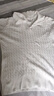 皮爾卡丹（pierre cardin）冰絲針織短袖T恤女純色POLO領(lǐng)衫2025夏季設計感別致修 白色【氣質(zhì)迷人】今年流行的輕奢 L 建議105-115斤 曬單實(shí)拍圖