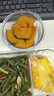 欣美雅（xinmeiya）上班族微波爐飯盒可加熱玻璃飯盒保鮮盒碗便當(dāng)盒分格餐盒保溫飯盒 【小熊包+餐具】兩隔1020+ 400ml 曬單實(shí)拍圖