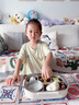 雙槍（Suncha）鈦健康不銹鋼飯盒學(xué)生上班族可微波爐餐盒比316好1.5L配保溫袋 曬單實拍圖