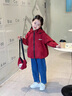 G.DUCKKIDS小黃鴨女童外套春秋2025新款兒童秋裝運動(dòng)風(fēng)衣女寶寶洋氣沖鋒衣服 紅色 90 尺碼1~2歲【 80-90cm】 曬單實(shí)拍圖