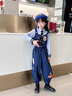 G.DUCKKIDS小黃鴨女童套裝春秋朱迪兔子警官衣服中小大兒童cos服裝三件套潮 三件套 150 cm 曬單實(shí)拍圖