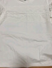歐莎（OSA）2025夏季新款蕾絲拼接短袖女獨(dú)特別致通勤休閑T恤上衣七夕 白色 XL 曬單實(shí)拍圖
