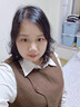 MsShe【復古磨毛三件套裝】大碼女裝2025秋裝胖mm馬甲襯衫闊腿褲 拿鐵色現貨 3XL 曬單實(shí)拍圖