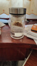 希諾（HEENOOR）抗菌玻璃杯男士高檔泡茶杯子七夕情人節教師節禮物XN-9321K 435mL 曬單實(shí)拍圖
