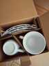 宜家（IKEA）VARDERA瓦德拉咖啡杯陶瓷杯帶蝶子早餐杯馬克杯水杯 咖啡杯碟200毫升 曬單實(shí)拍圖