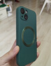 奶小鴨 【AG磨砂】適用蘋(píng)果12promax手機殼 iphone12promax保護套magsafe磁吸充電全包防摔男女款 寶石藍 曬單實(shí)拍圖
