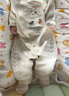 babylove嬰兒連體衣秋冬季薄夾棉哈衣爬服男女寶寶棉莫加厚保暖衣服 曬單實(shí)拍圖