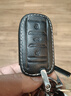 適用于長(cháng)安鑰匙包真皮鑰匙套CS75CS55CS35CS15逸動(dòng)X(jué)TDT奔奔睿騁悅翔V7凌軒歐尚鑰匙 B款【一鍵啟動(dòng) 不可彈出鑰匙】+扣+繩+號碼牌 曬單實(shí)拍圖