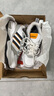 adidas阿迪達(dá)斯男鞋春夏季新款運(yùn)動(dòng)鞋復(fù)古休閑老爹鞋輕便緩震跑步鞋子男 白灰黑黃GX0670 41 曬單實(shí)拍圖