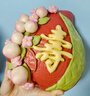 李記鴻福老人生日壽桃饅頭蛋糕過(guò)壽壽桃包山東膠東花餑餑花饃祝壽面食禮盒 夾心彩虹餡 1.5kg奶香扁桃壽桃*1 曬單實(shí)拍圖
