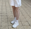 斯凱奇（Skechers）女鞋秋季軟底運動(dòng)跑步鞋舒適外穿網(wǎng)面休閑鞋健步鞋117224 曬單實(shí)拍圖