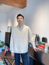 名創(chuàng)優(yōu)品（MINISO）藏青色衛(wèi)衣男春秋季開衫外套2025新款青少年寬松百搭重磅連帽衣服 藏青(純色) XL /180(體重140-160斤) 曬單實拍圖