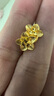 周六福黃金耳釘女足金999花卉耳飾耳針 計(jì)價(jià) 2.23g 曬單實(shí)拍圖