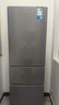 美的（Midea）220L家用小冰箱小型三門三溫區(qū)中門軟冷凍節(jié)能省電低音出租房電冰箱國(guó)家補(bǔ)貼 BCD-220TM鈦鋼灰 曬單實(shí)拍圖