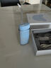 拜爾V2k兒童專用電動沖牙器6-10-12歲家用便攜式正畸口腔牙齒清潔小孩水牙線潔牙器 萌動藍 曬單實拍圖