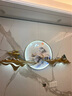 凡展現(xiàn)代裝飾畫客廳沙發(fā)背景3d立體浮雕壁畫新中式高檔辦公室茶室掛畫 蓬萊秀色B款 圓盤尺寸120cm 充電款(自帶可充電蓄電功能) 曬單實(shí)拍圖
