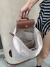 hanayo品牌新款斜挎包包女款2025年新月包通勤百搭腋下包單肩包 BLLSH8059 米白色 曬單實(shí)拍圖