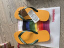 havaianas哈唯納【gigi同款】Brasil Logo巴西元素夾腳人字拖夏親子款 1740-流行黃色 41-42 巴西碼 曬單實(shí)拍圖