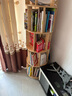林之語(yǔ)實(shí)木旋轉書(shū)架360度落地置物架書(shū)桌旁可移動(dòng)窄柜靠墻轉角收納書(shū)柜 【加寬五層】44*166.3CM櫻桃木色 曬單實(shí)拍圖