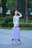 途幫精致登機箱行李箱小型女2025新款可登機旅行箱輕拉桿箱密碼箱 香芋紫 20英寸 曬單實(shí)拍圖