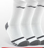 李寧（LI-NING）襪子男籃球襪運(yùn)動(dòng)襪跑步防滑毛巾底長(zhǎng)襪加厚耐磨保暖足球籃球棉襪 曬單實(shí)拍圖