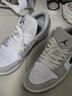 耐克NIKE七夕情人節(jié)禮物男AJ1 JORDAN 1 運動鞋553558-146灰白42.5 曬單實拍圖