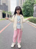 小馬寶莉女童外套秋季2025新款連帽長(cháng)袖衛衣兒童春秋款防風(fēng)耐磨秋裝衣服 米白 小馬寶莉粉X 130 曬單實(shí)拍圖