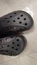 crocs卡駱馳洞洞鞋貝雅男鞋女鞋輕便耐磨一腳蹬拖鞋休閑鞋|10126 黑色-001 41 /42(260mm) 曬單實拍圖