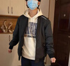 匡威（Converse）官方 外套男經(jīng)典休閑飛行員夾克棒球服10018368 10018368-A03 L 曬單實(shí)拍圖