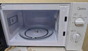 美的（Midea）快捷微波爐 家用小型  360°轉盤(pán)加熱  旋鈕操控 高溫殺菌 易潔內膽 M1-L213B 純白 曬單實(shí)拍圖