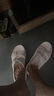 斯凱奇（Skechers）輕便舒適2025年新款厚底涼鞋軟底百搭休閑運(yùn)動(dòng)拖鞋女111246 白色/WHT 37 曬單實(shí)拍圖